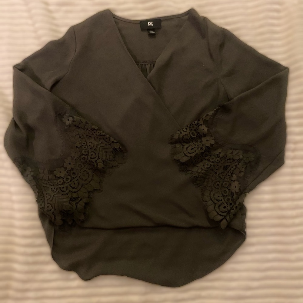 Olive green blouse
